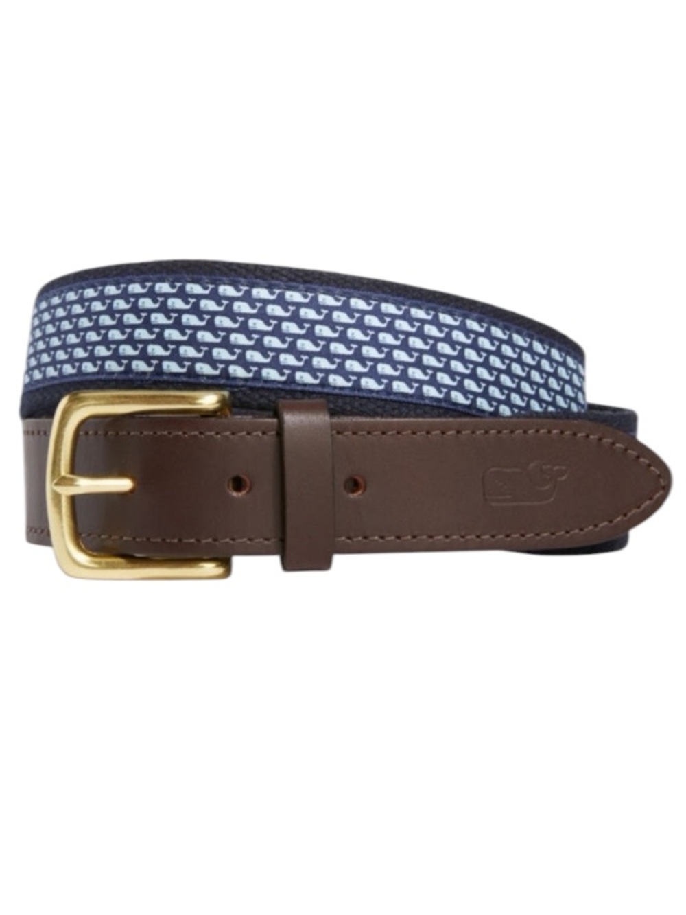 Vineyard Vines Whale Canvas Club Belt
